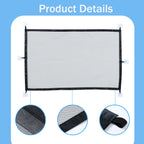 Pet Dog Barrier Fences With 6pcs Hook Pet Isolated Network Stairs Gate New Folding Breathable Mesh Playpen For Dog Safety Fence