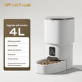 New 4L Button/WIFI Automatic Pet Feeder Smart Intelligent Cat And Dog Food Dispenser for Cats And Dogs