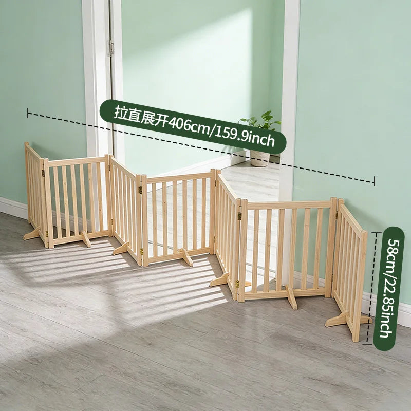 Indoor Puppy Training Fence, Foldable Pet Playpen, Puppy Play Fence, Cat and Dog Isolation Gate, Suitable for Small Dogs and Cats