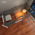 Teddy dog pet fence with toilet area Indoor home large space free to assemble Pomeranian dog fence wrought iron cage
