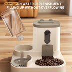 2in 1 Cat Food Dispenser Water and Food Integrated Fully Automatic Cat Food Feeding and Water Dispenser Cute Water Dispenser