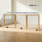 Pet Fence, Foldable Dog and Cat Isolation Barrier, No Drilling Required, Suitable for Indoor Balconies and Stairways as Safety Guardrails