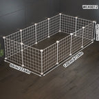 Puppy Fence for Home Indoor Use, Anti-Escape Corgi Dog Fence, Puppy Training Isolation Net