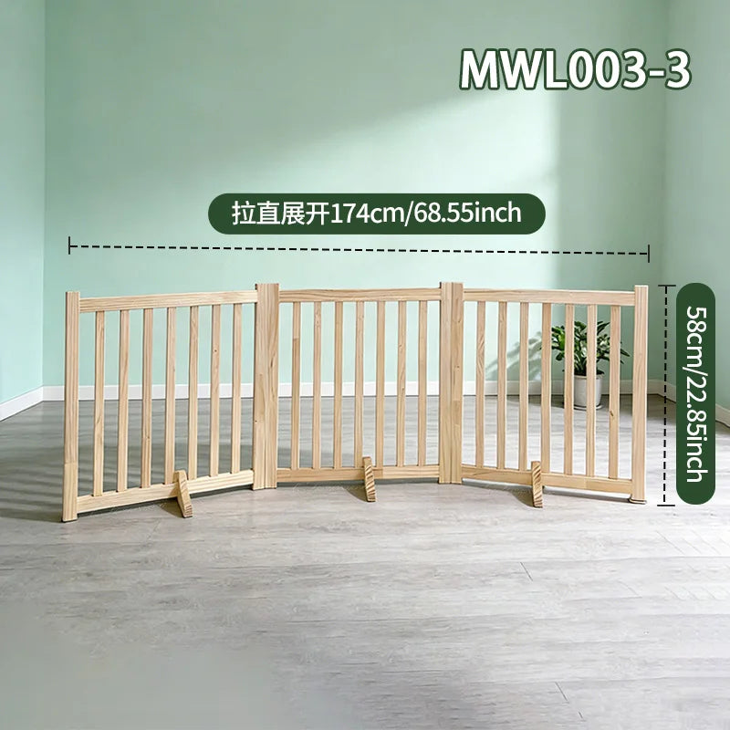 Indoor Puppy Training Fence, Foldable Pet Playpen, Puppy Play Fence, Cat and Dog Isolation Gate, Suitable for Small Dogs and Cats