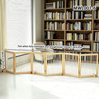 Pet Fence, Foldable Dog and Cat Isolation Barrier, No Drilling Required, Suitable for Indoor Balconies and Stairways as Safety Guardrails