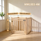 Indoor Puppy Training Fence, Foldable Pet Playpen, Puppy Play Fence, Cat and Dog Isolation Gate, Suitable for Small Dogs and Cats